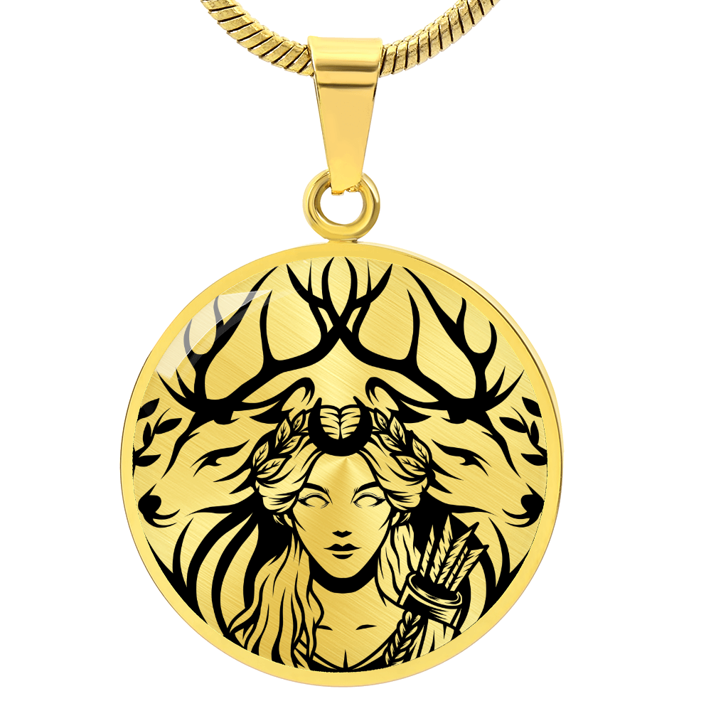 Artemis Necklace - Goddess of the hunt and archery