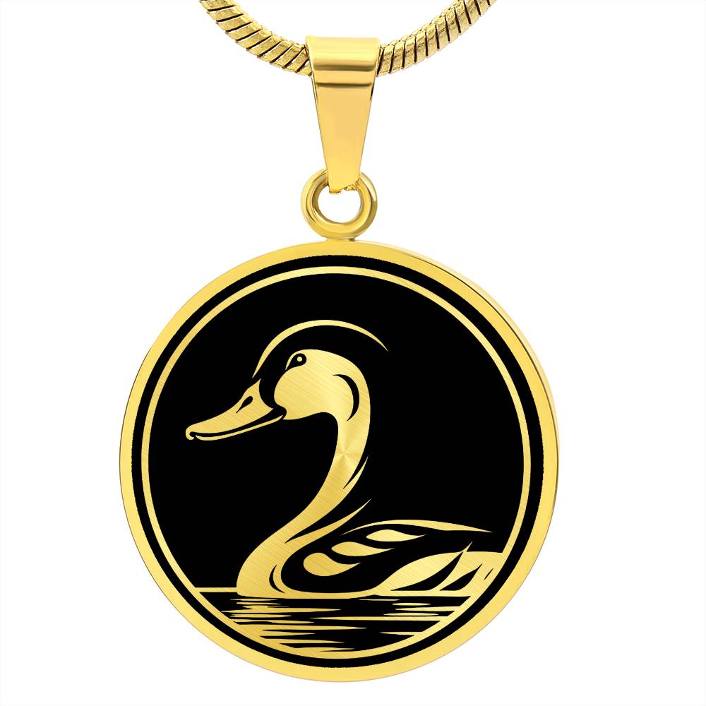 Personalized Duck Necklace