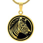 Zebra Necklace