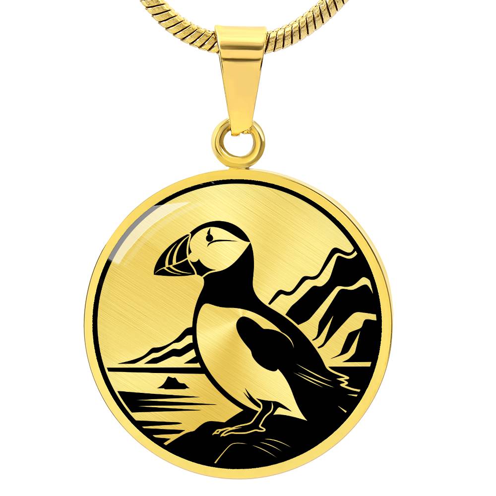 Personalized Puffin Necklace