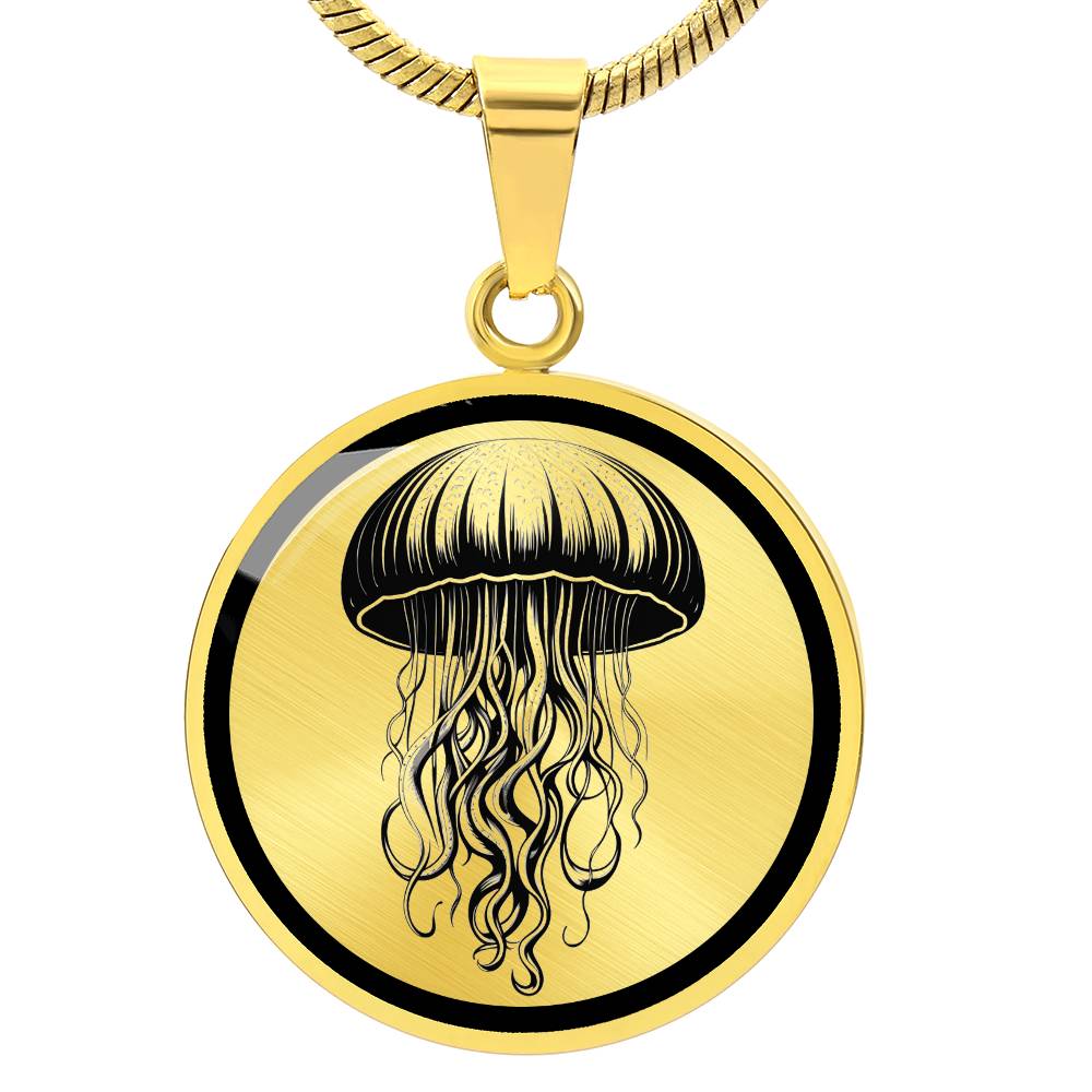 Personalized Jellyfish Necklace