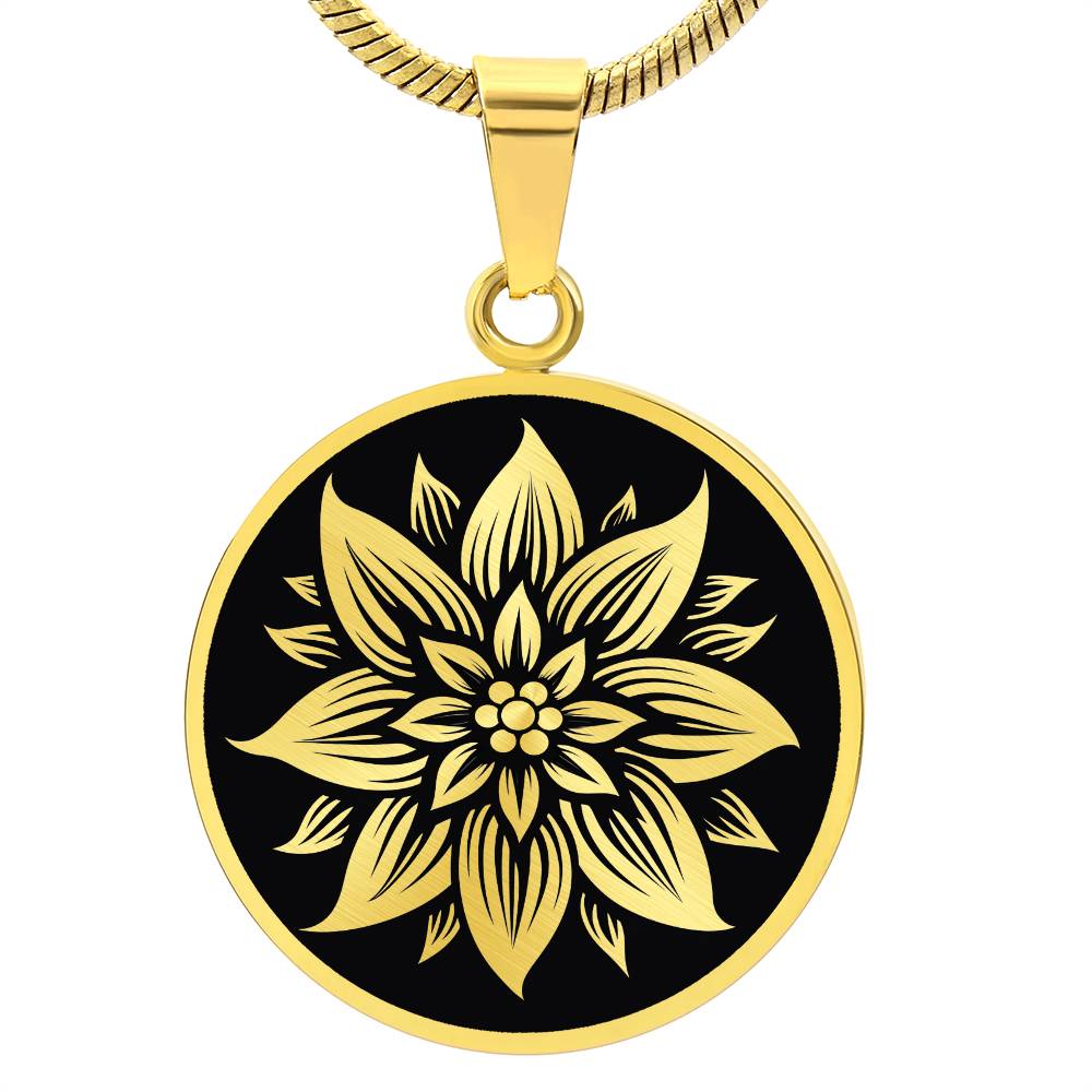 Personalized Edelweiss Necklace