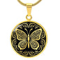 Personalized Celtic Butterfly Necklace