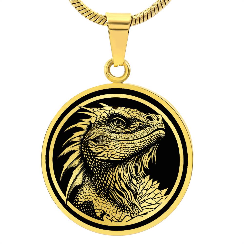 Personalized Bearded Dragon Necklace