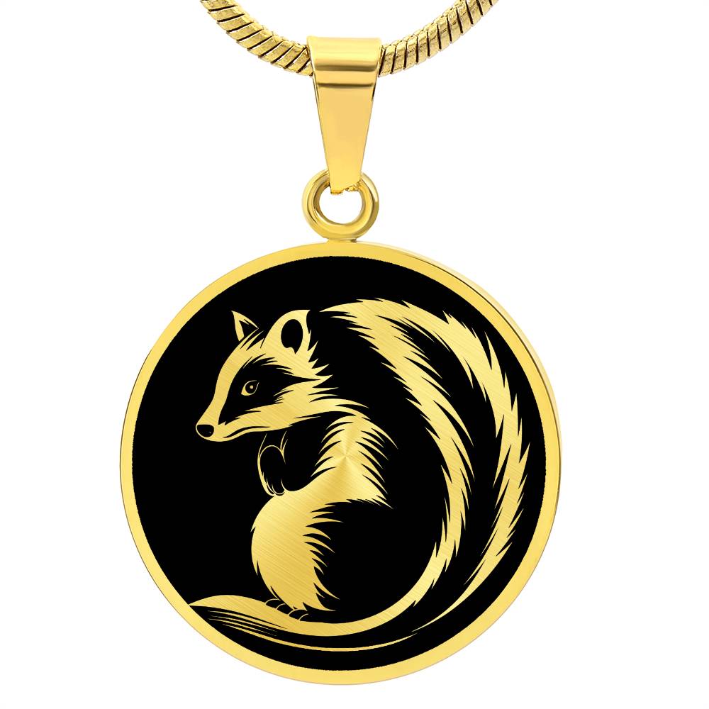 Personalized Skunk Necklace