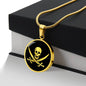 Jolly Roger Necklace - Calico Jack Rackham Pirate Flag