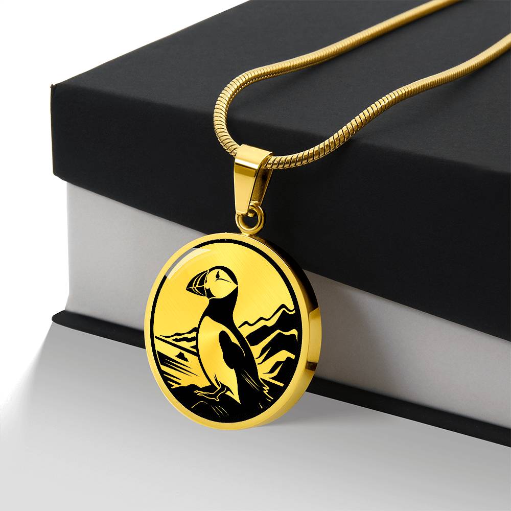 Personalized Puffin Necklace