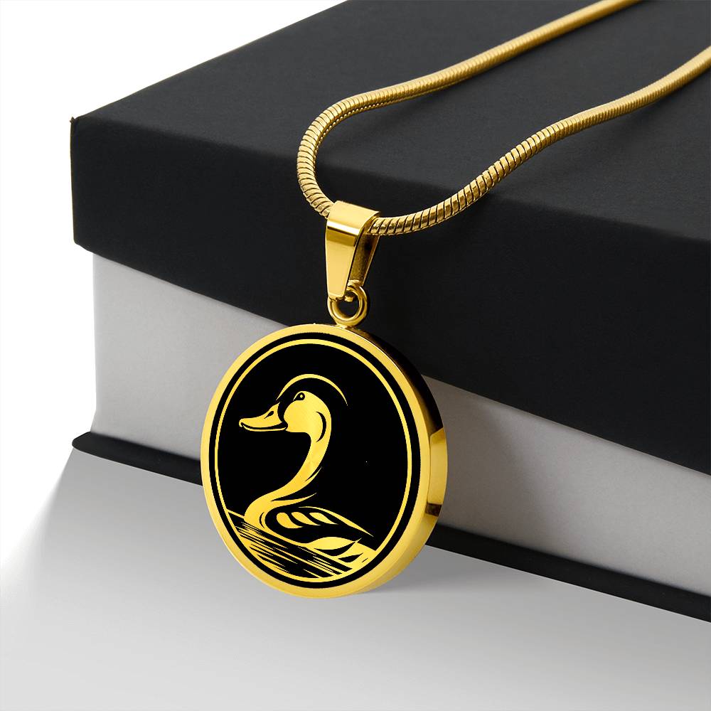 Personalized Duck Necklace