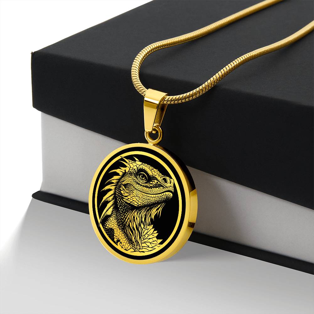 Personalized Bearded Dragon Necklace