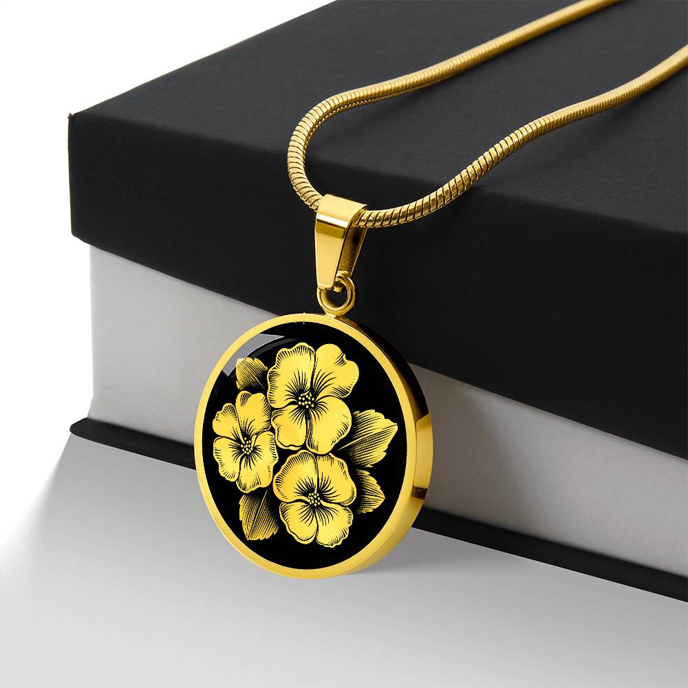 Personalized Primrose Necklace