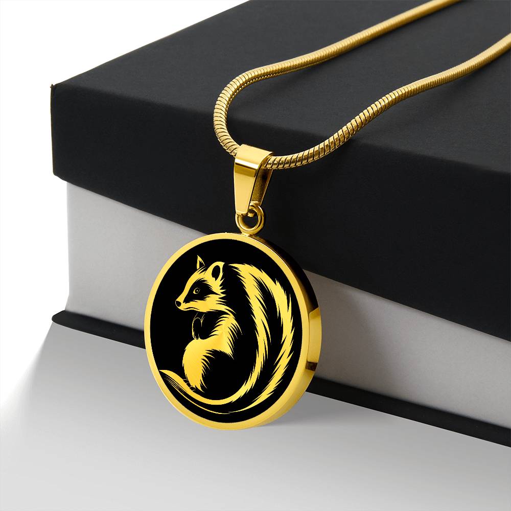 Personalized Skunk Necklace