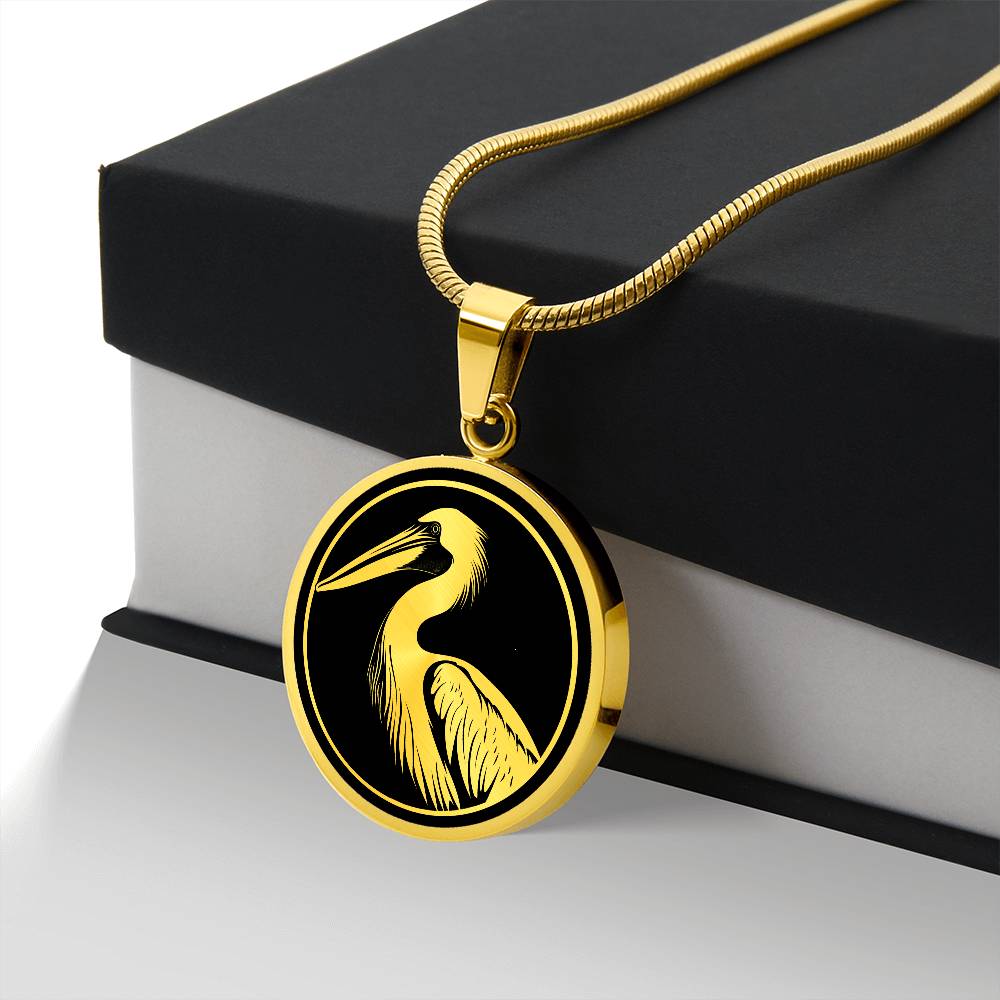 Personalized Pelican Necklace