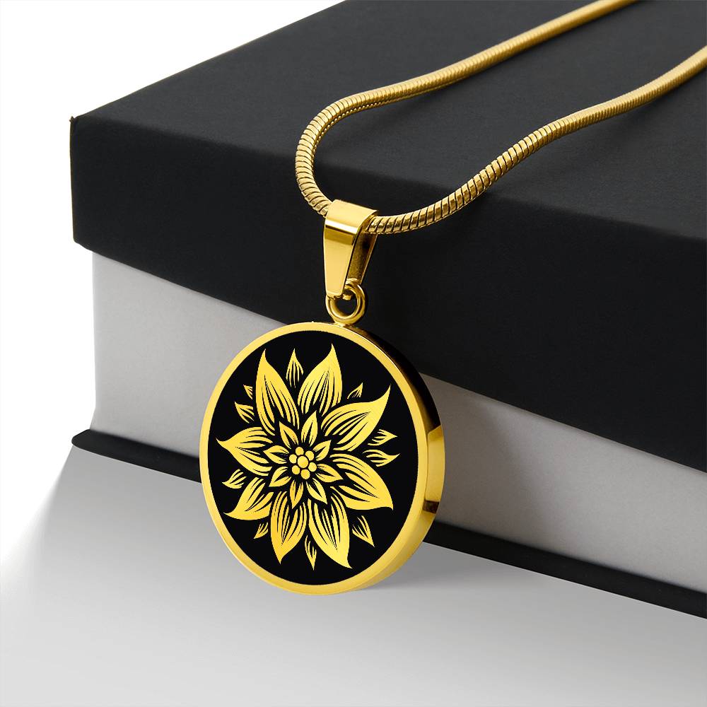 Personalized Edelweiss Necklace