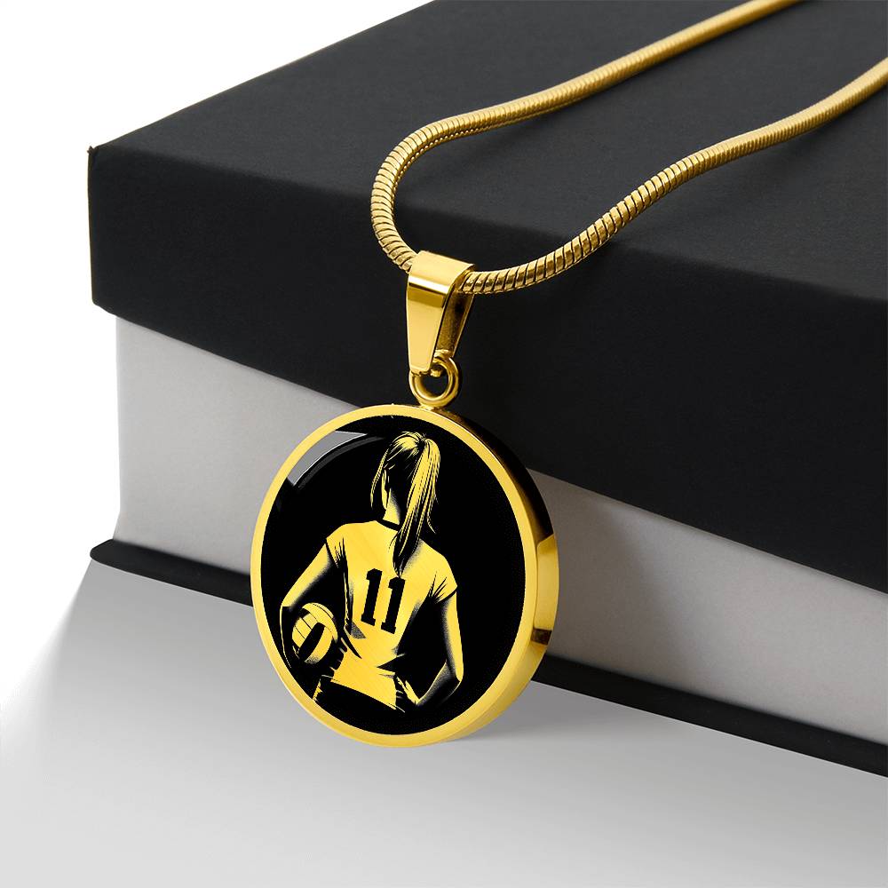 Personalized Volleyball Necklace