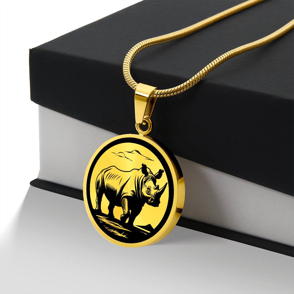 Rhino Necklace