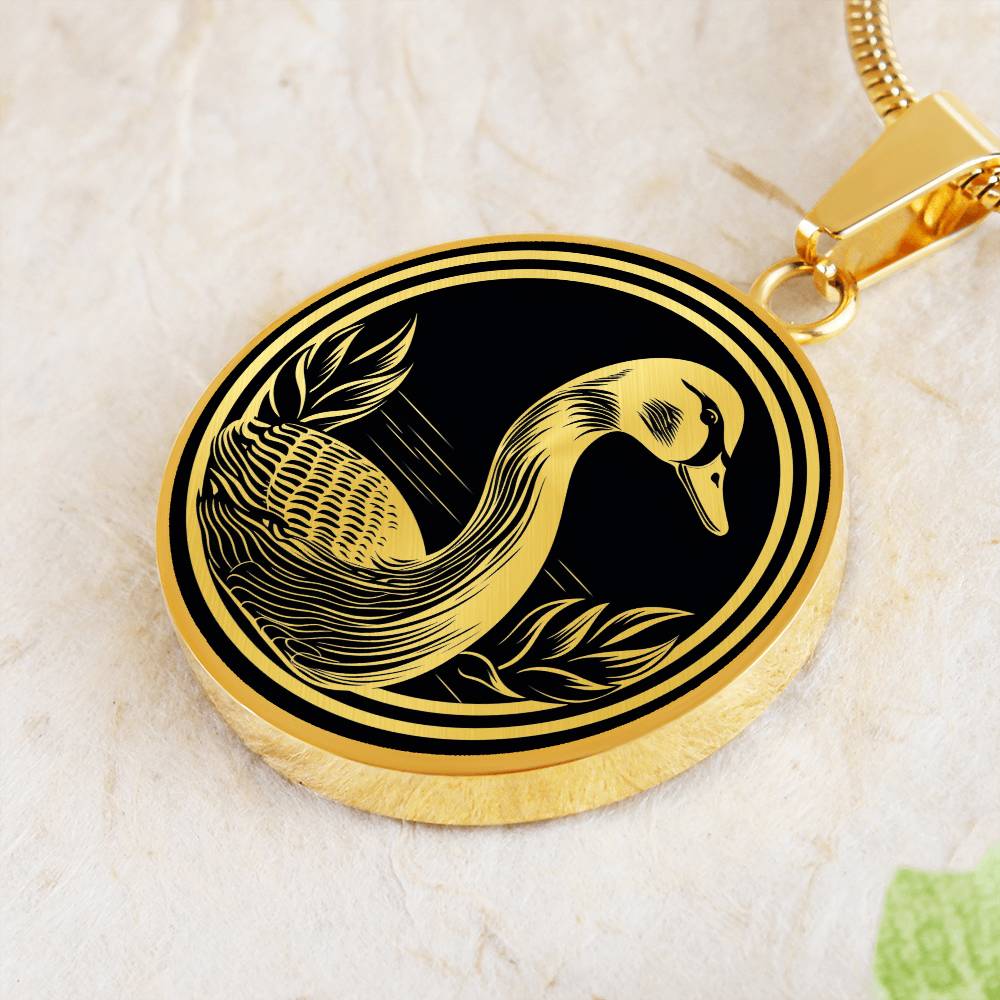 Personalized Goose Necklace