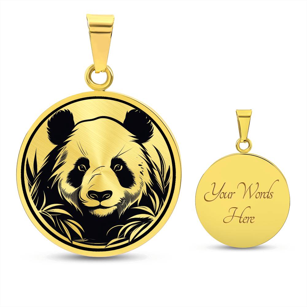 Personalized Panda Necklace