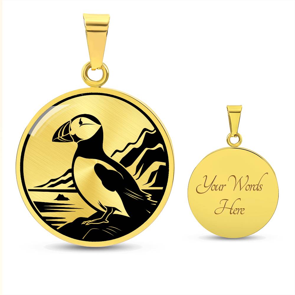 Personalized Puffin Necklace
