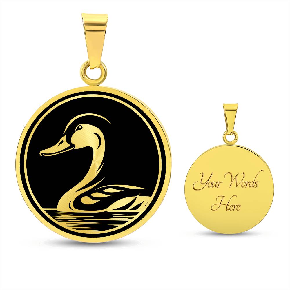 Personalized Duck Necklace