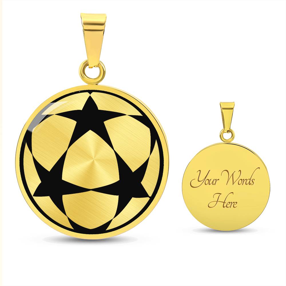 Personalized Soccer Ball Necklace