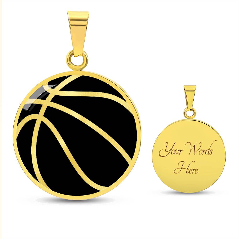 Personalized Basketball Necklace