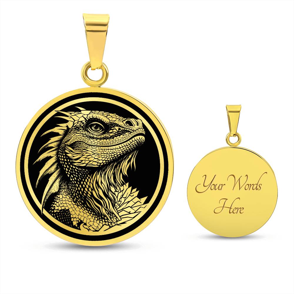 Personalized Bearded Dragon Necklace