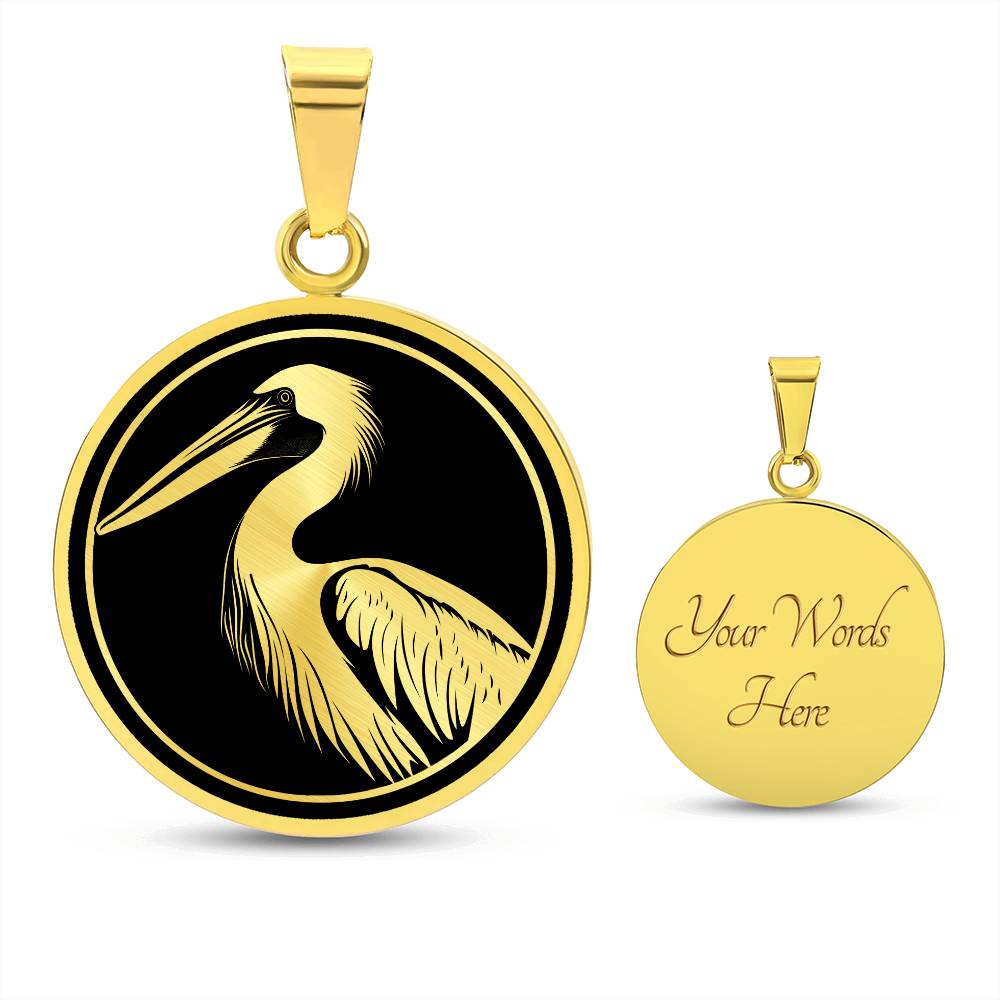Personalized Pelican Necklace