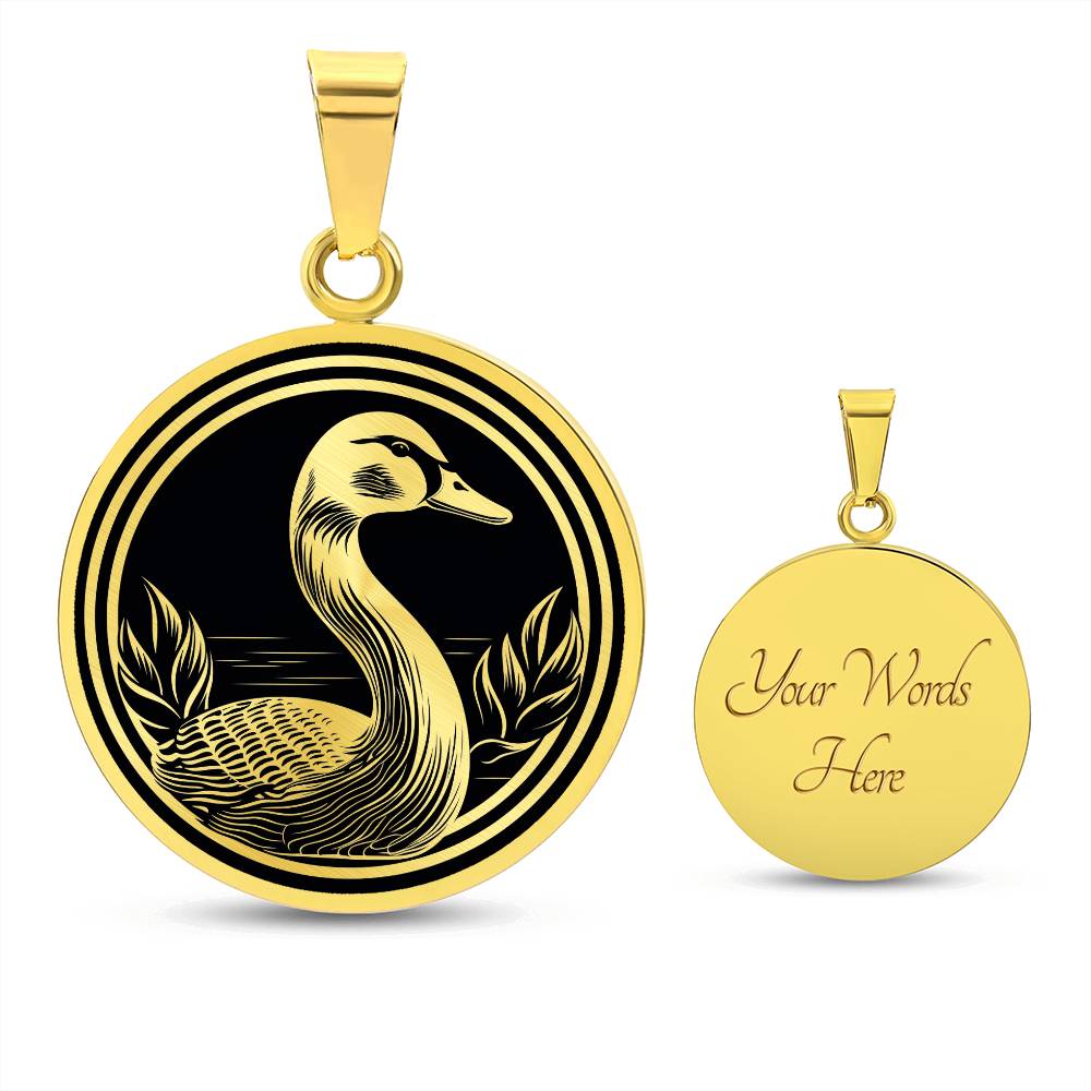 Personalized Goose Necklace