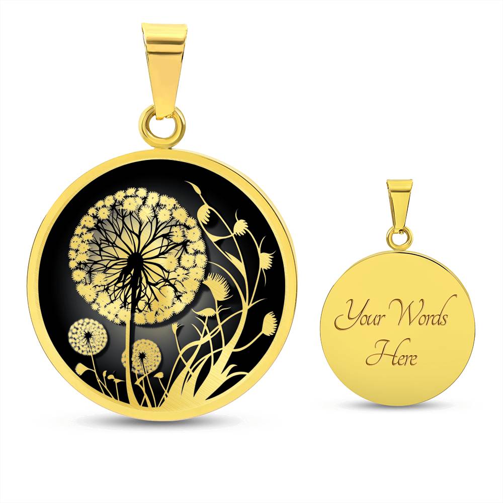 Dandelion Necklace