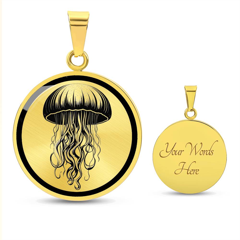 Personalized Jellyfish Necklace