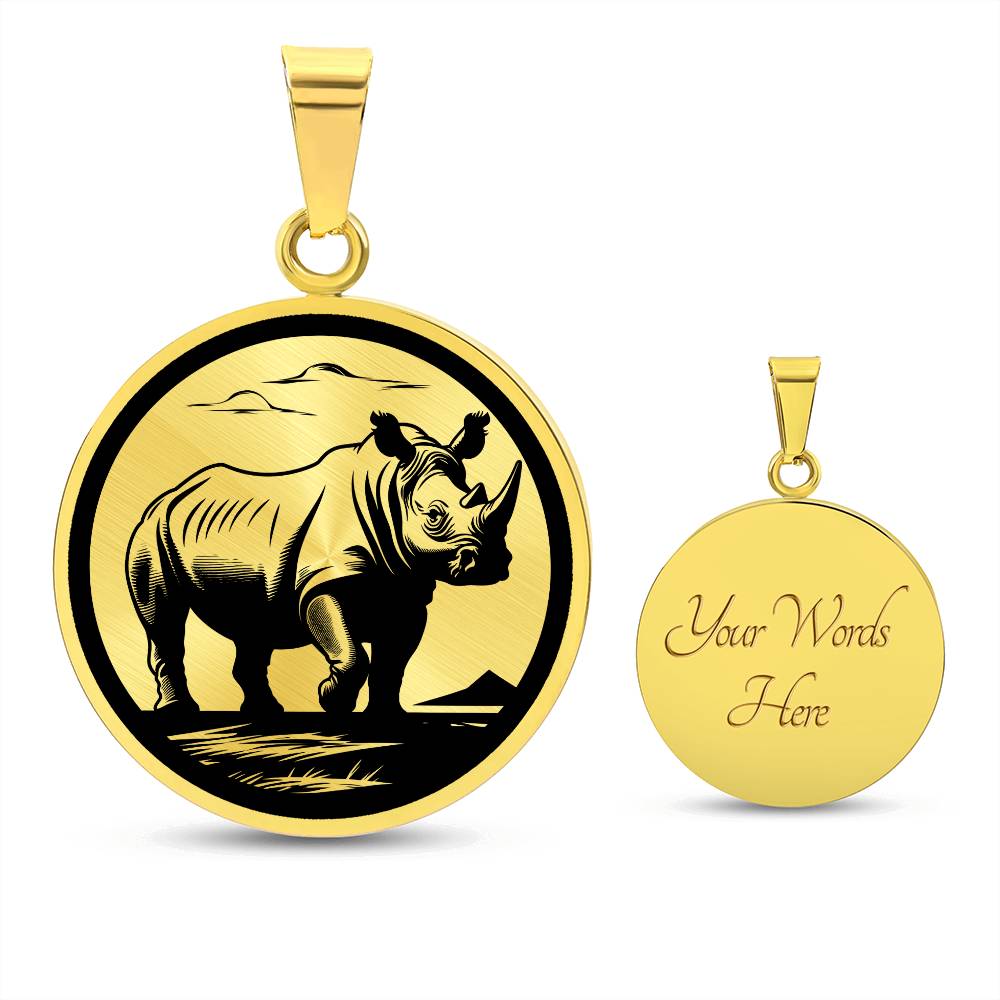 Rhino Necklace