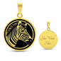 Zebra Necklace