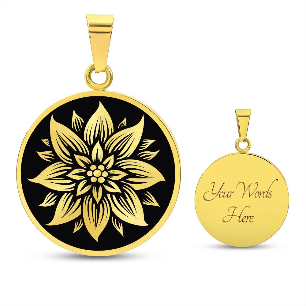 Personalized Edelweiss Necklace