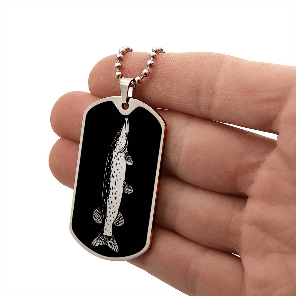 Pike Fish Necklace