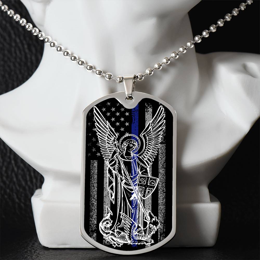 Police Officer Gift - Police Academy Graduation Gift - St Michael Protection Necklace