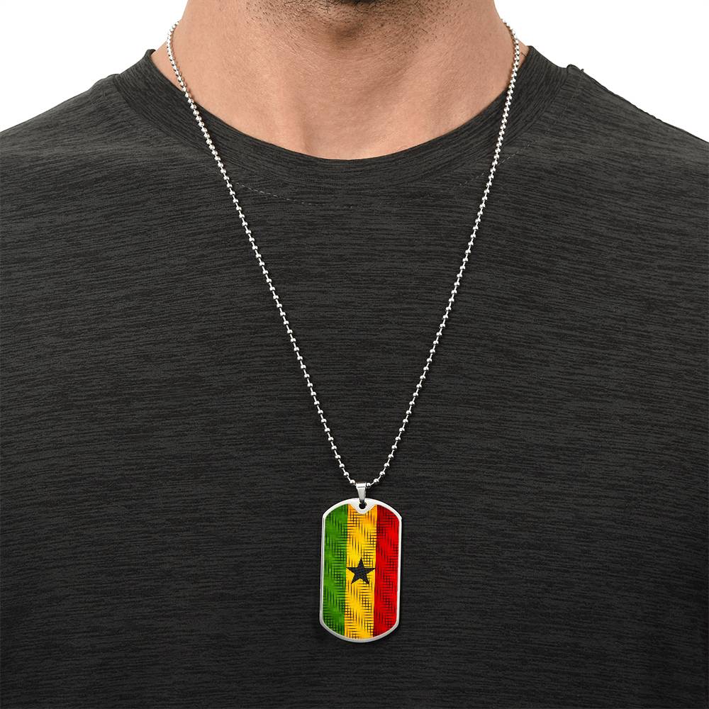 Personalized Flag of Ghana