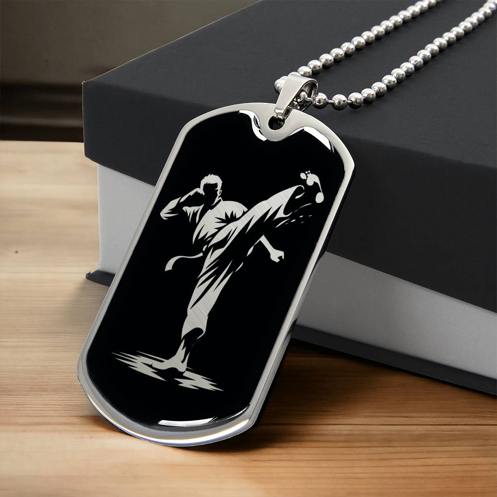 Personalized Karate Necklace