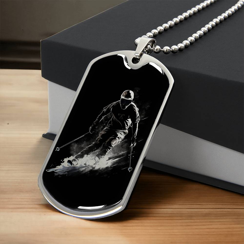 Personalized Ski Necklace