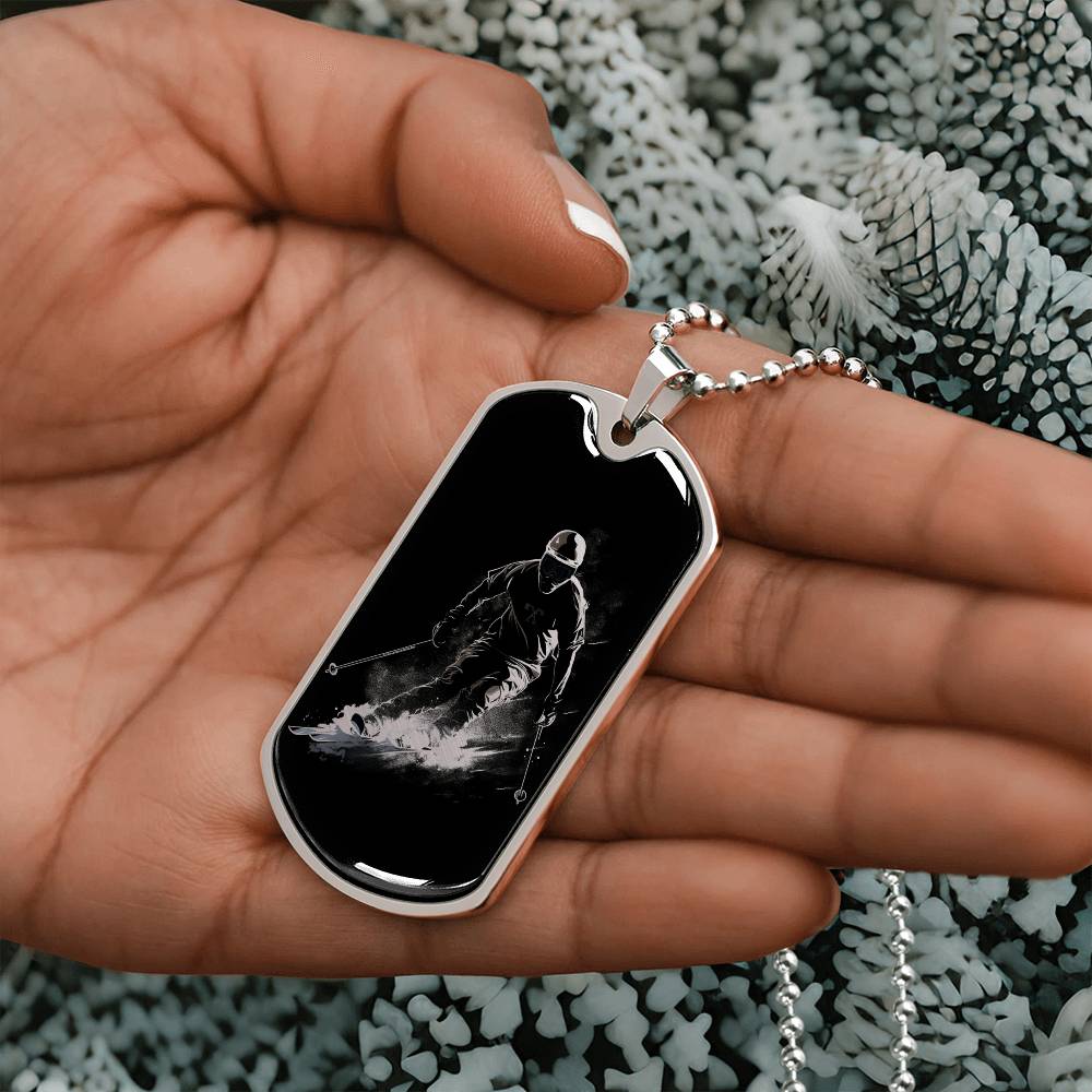 Personalized Ski Necklace