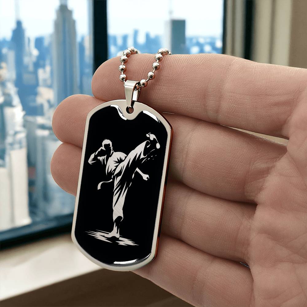 Personalized Karate Necklace