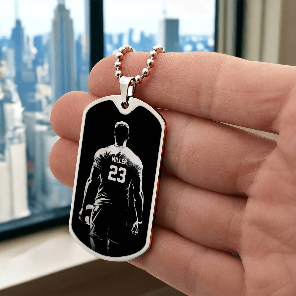 Personalized Volleyball Necklace