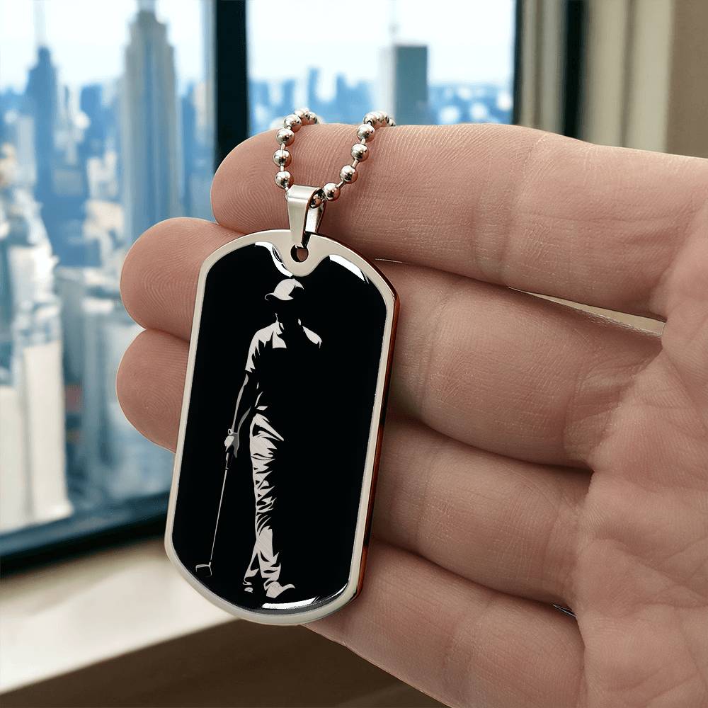 Personalized Golf Necklace