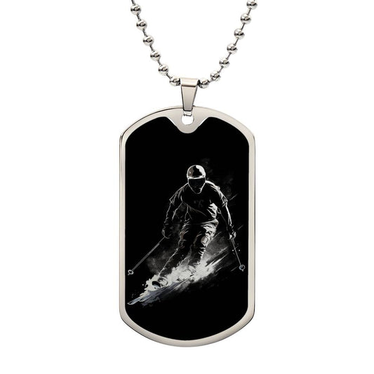 Personalized Ski Necklace