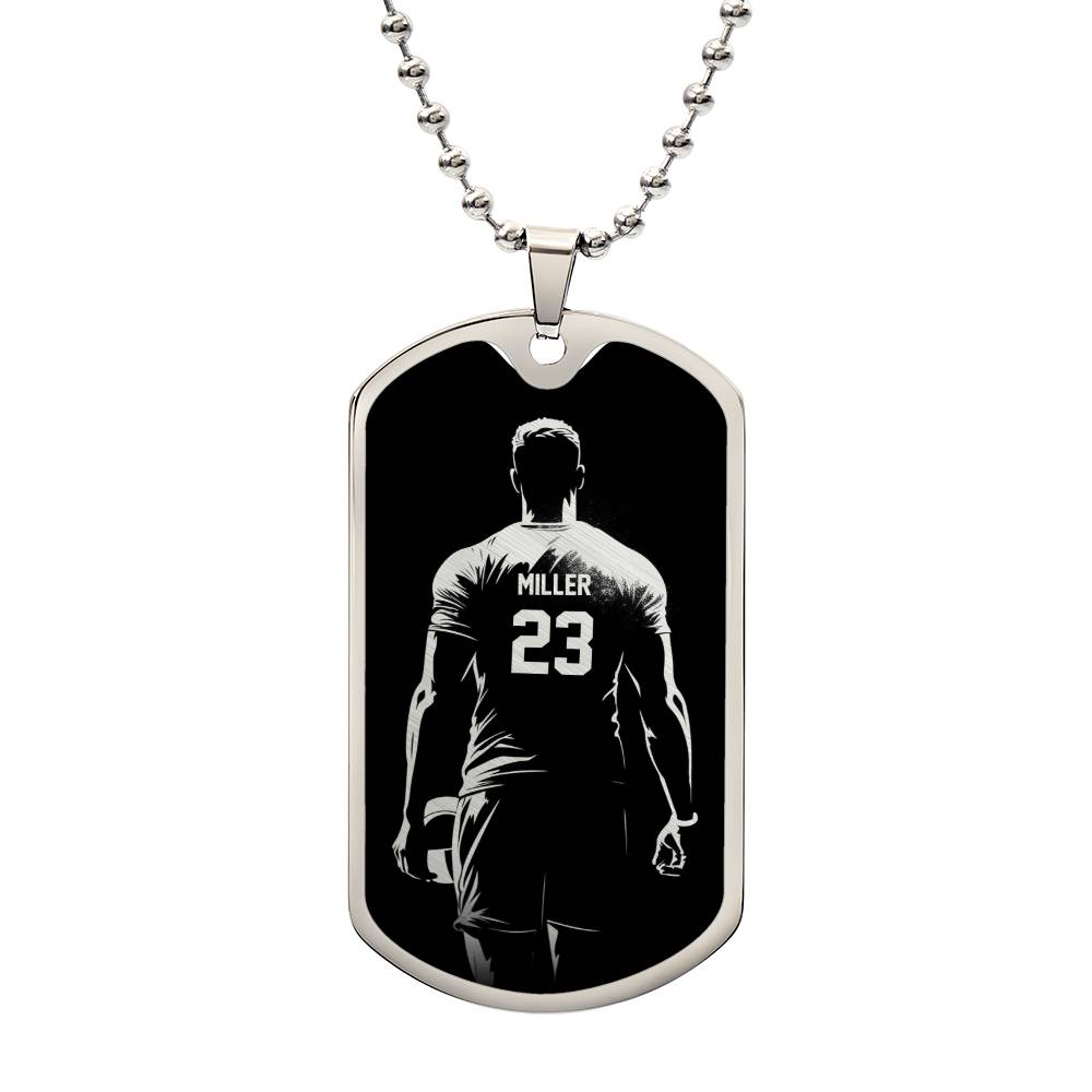 Personalized Volleyball Necklace