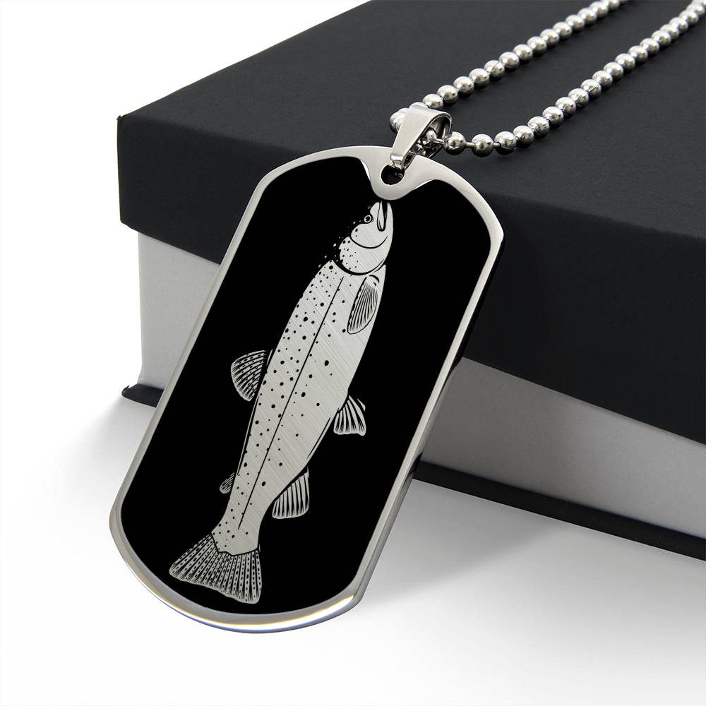 Rainbow Trout Necklace