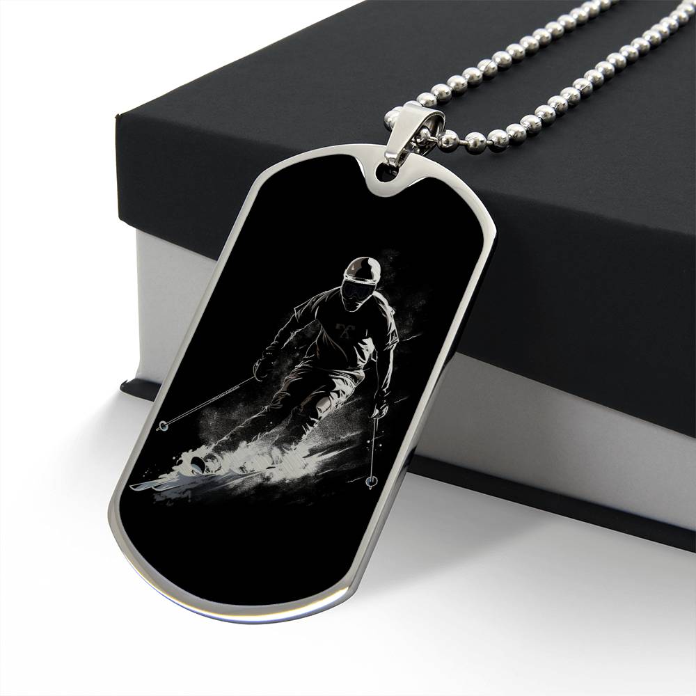 Personalized Ski Necklace