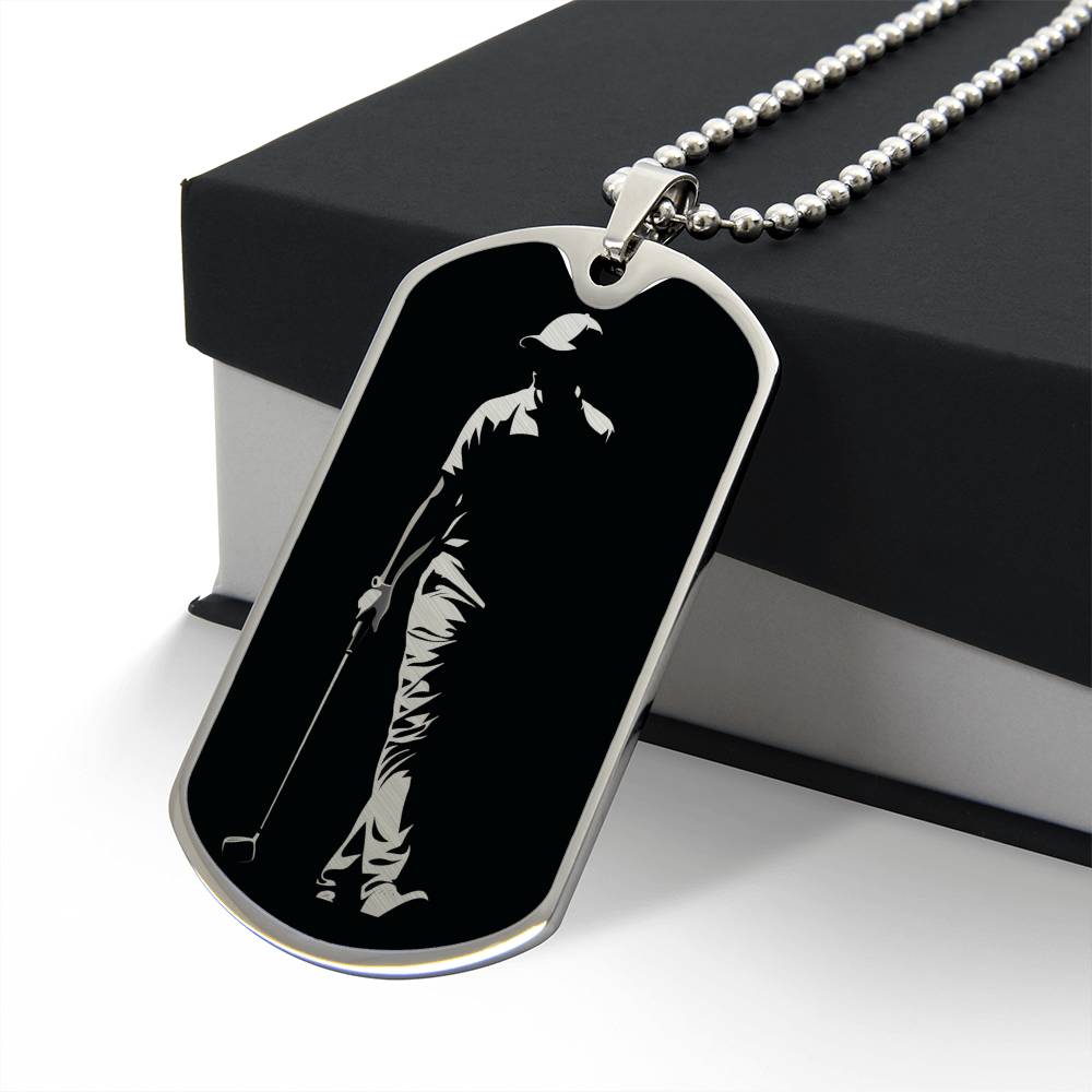 Personalized Golf Necklace