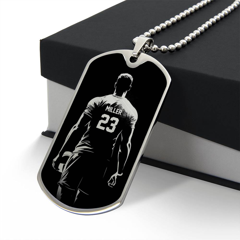 Personalized Volleyball Necklace
