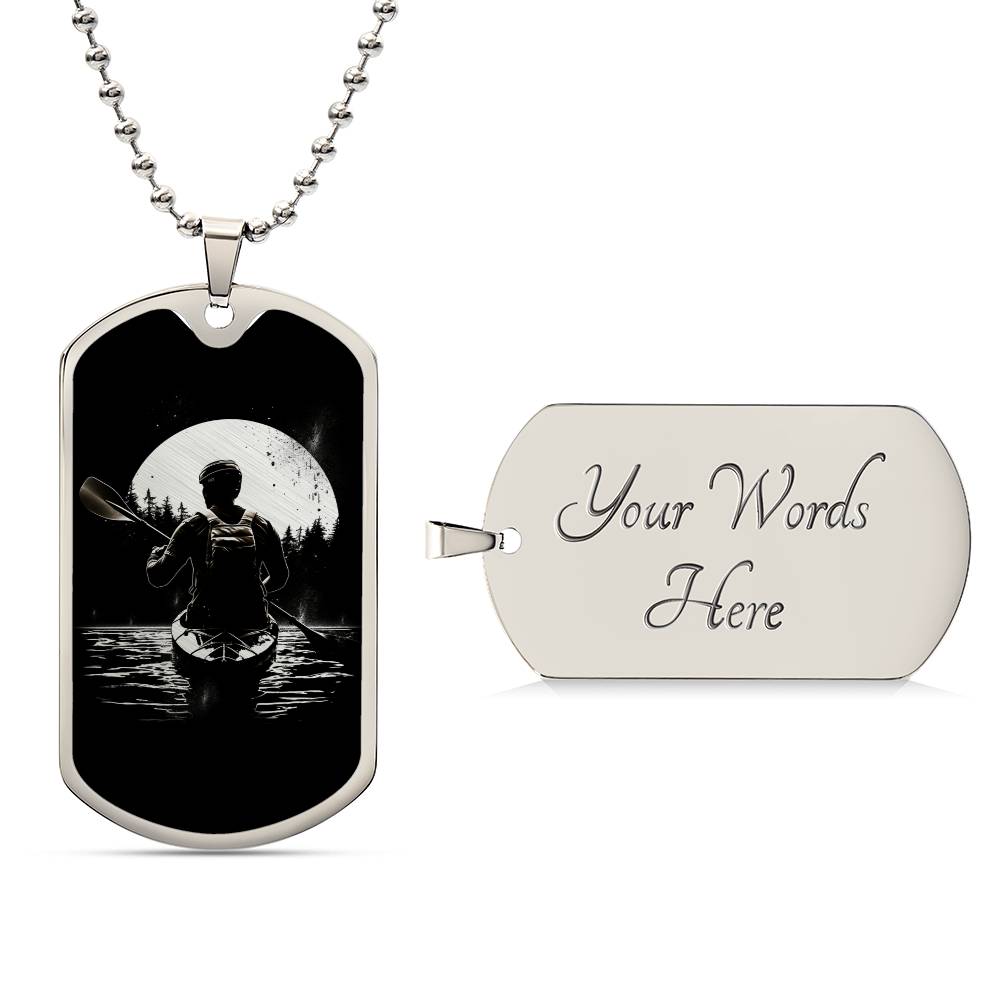 Personalized Kayak Necklace