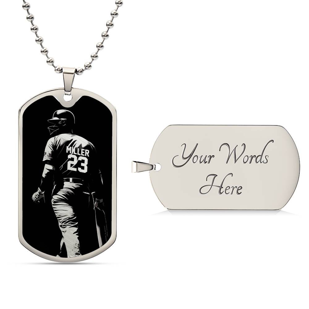 Personalized Cricket Necklace